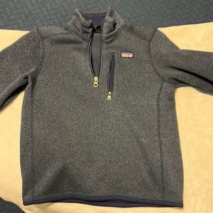 Boys Patagonia 1/4 zip Better Sweater